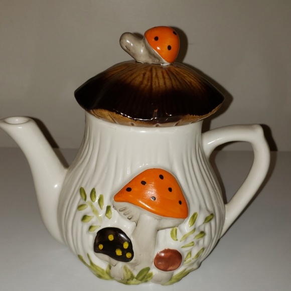None Kitchen Merry Mushroom Decorative Tea Pot Poshmark